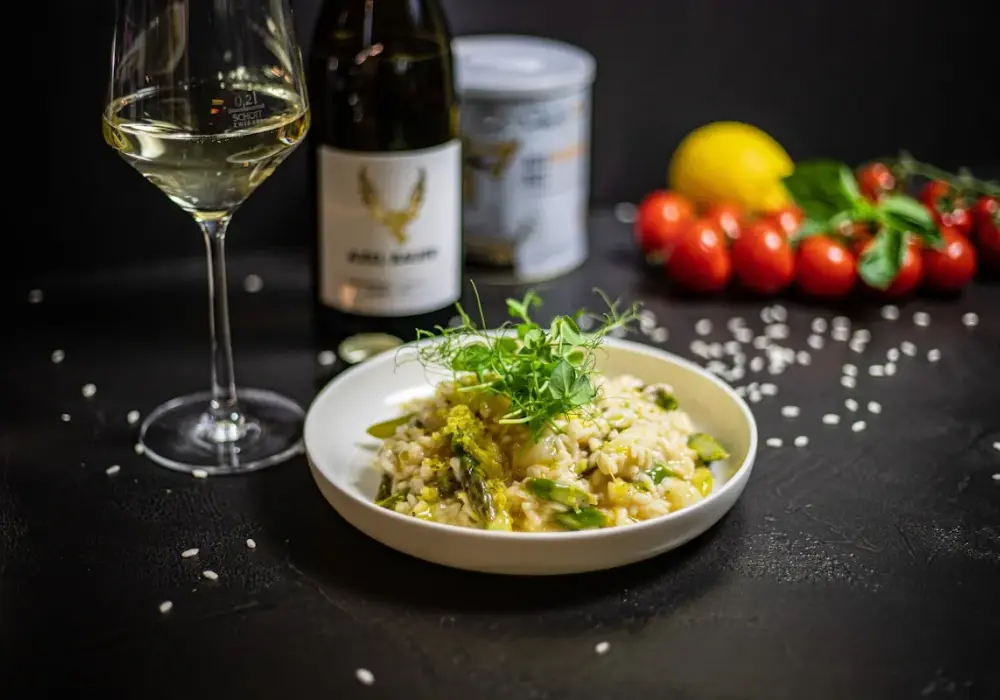 Risotto z kurczakiem - jak uzyskać kremowy ryż al dente?