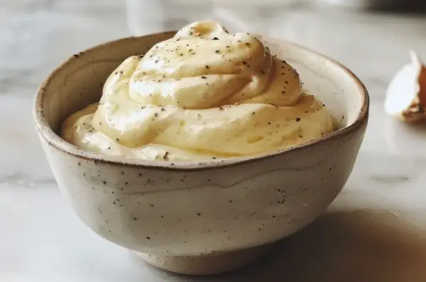 Aioli w domu - prosty sos czosnkowy do przystawek